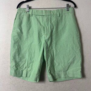 Polo Ralph Lauren Shorts Mens 32 Mint green cotton chino 10" inseam preppy